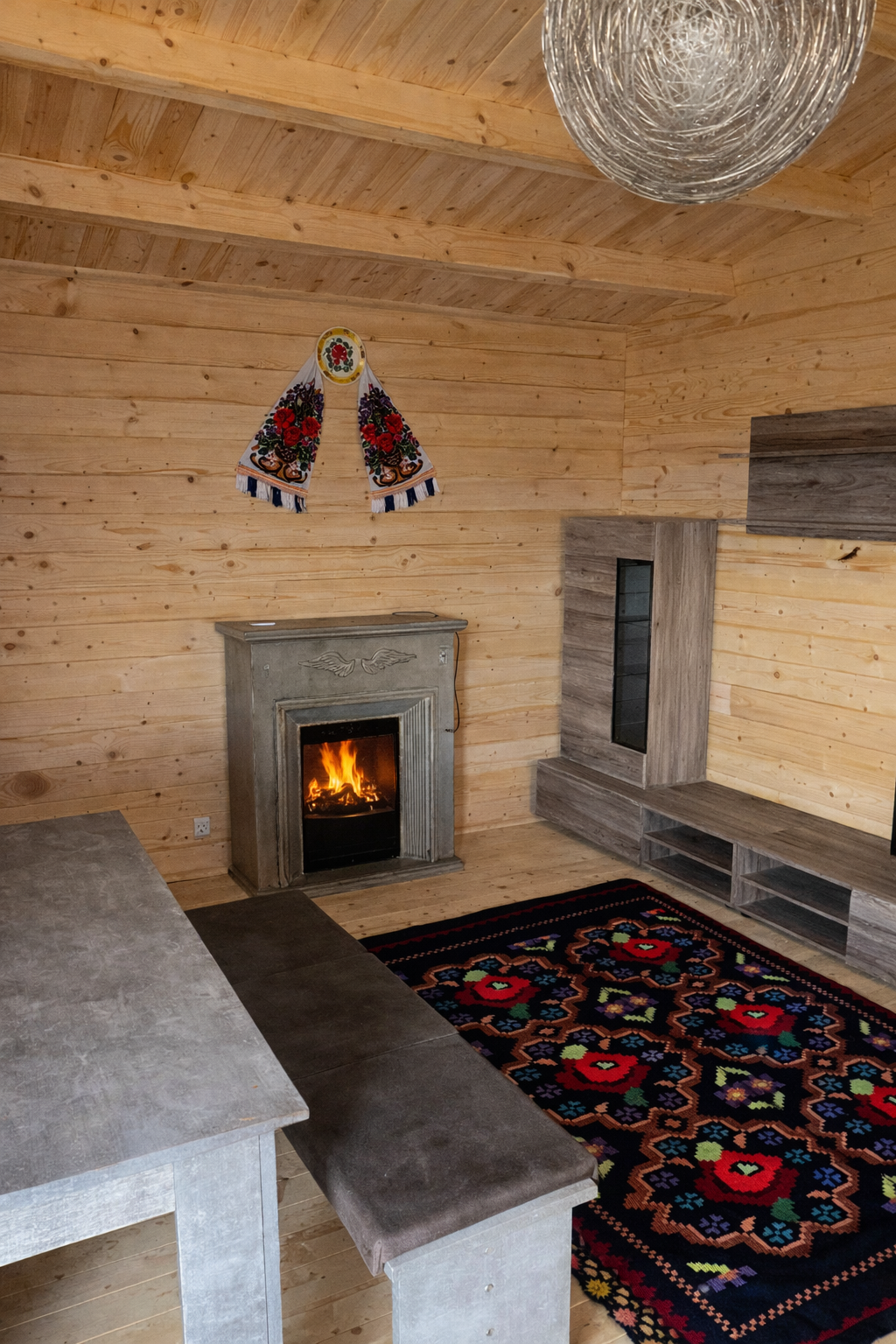 Interior cabana traditionala